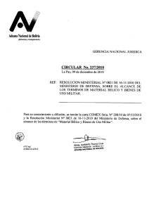 Page 1 Aduana Nacional de Bolivia eficiencia y transparencia