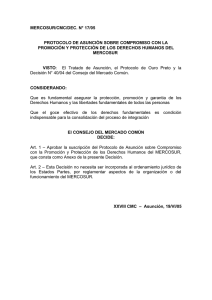 Protocolo de Asunción sobre Compromiso con la - raadh