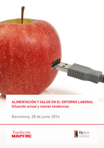 Barcelona, 28 de junio 2016 - Fundación Española de Dietistas