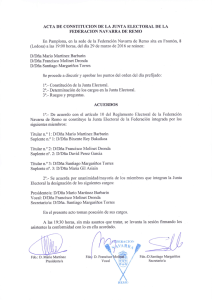 A.Const.Junta Elec.Remo - Federación Navarra de Remo