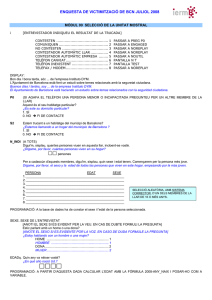 Page 1 ENQUESTA DE VICTIMITZACIÓ DE BCN JULIOL 2008