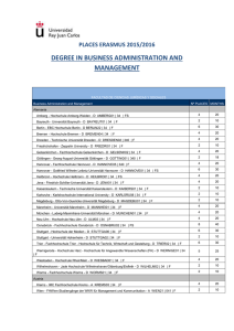 DEGREE IN BUSINESS ADMINISTRATION AND MANAGEMENT