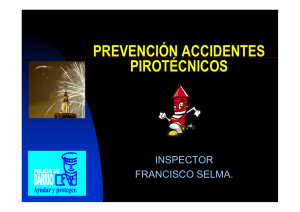 prevención accidentes pirotécnicos
