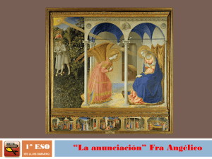 “La anunciación” Fra Angelico