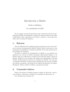 Introducción a Matlab