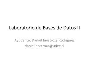 Laboratorio de Bases de Datos II