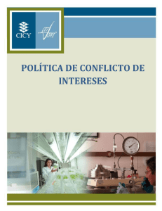 política de conflicto de intereses