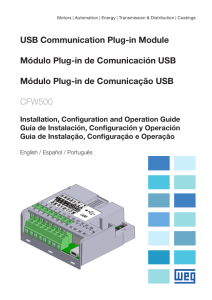 USB Communication Plug-in Module Módulo Plug-in de