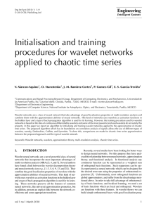 Initialisation and training procedures for wavelet networks applied to