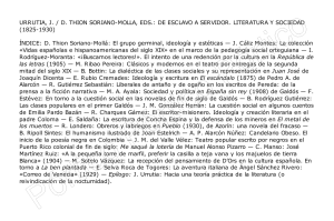 urrutia, j. / d. thion soriano-molla, eds.: de esclavo a servidor