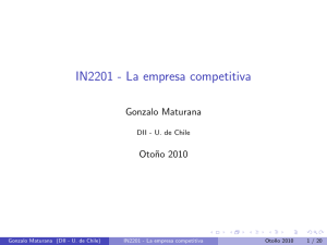 IN2201 - La empresa competitiva - U