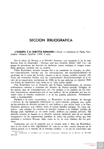 Sección Bibliográfica - Revistas Científicas de la Universidad de