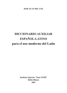Diccionario para uso moderno del Latín
