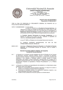 Reglamento Convalidación Automatica Plan 3 y 2008