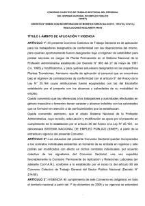 TÍTULO I.-ÁMBITO DE APLICACIÓN Y VIGENCIA ARTÍCULO 1°.