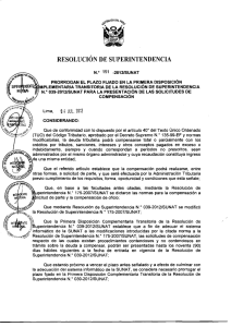 R. Superintendencia Nº 151-2012