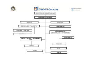 secretario de obras publicas coordinador de