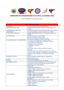 PANAMERICANO 2014 Sitios oficiales de registro para la