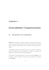 Generalidades Computacionales