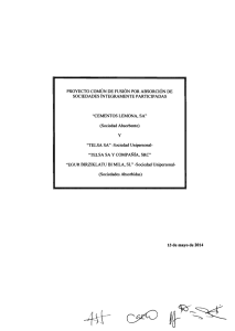 proyecto común de fusión por absorción de