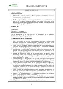 Líneas de Responsabilidad y funciones