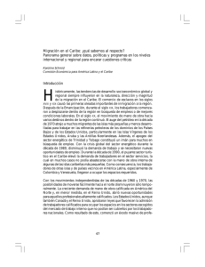 Migración en el Caribe - Observatorio de Migración Internacional