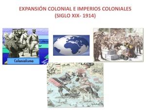 expansión colonial e imperios coloniales