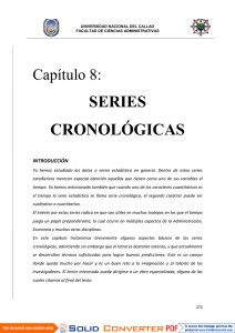 series cronológicas - Universidad Nacional del Callao.