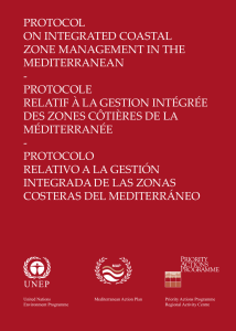 protocol on integrated coastal zone management in the