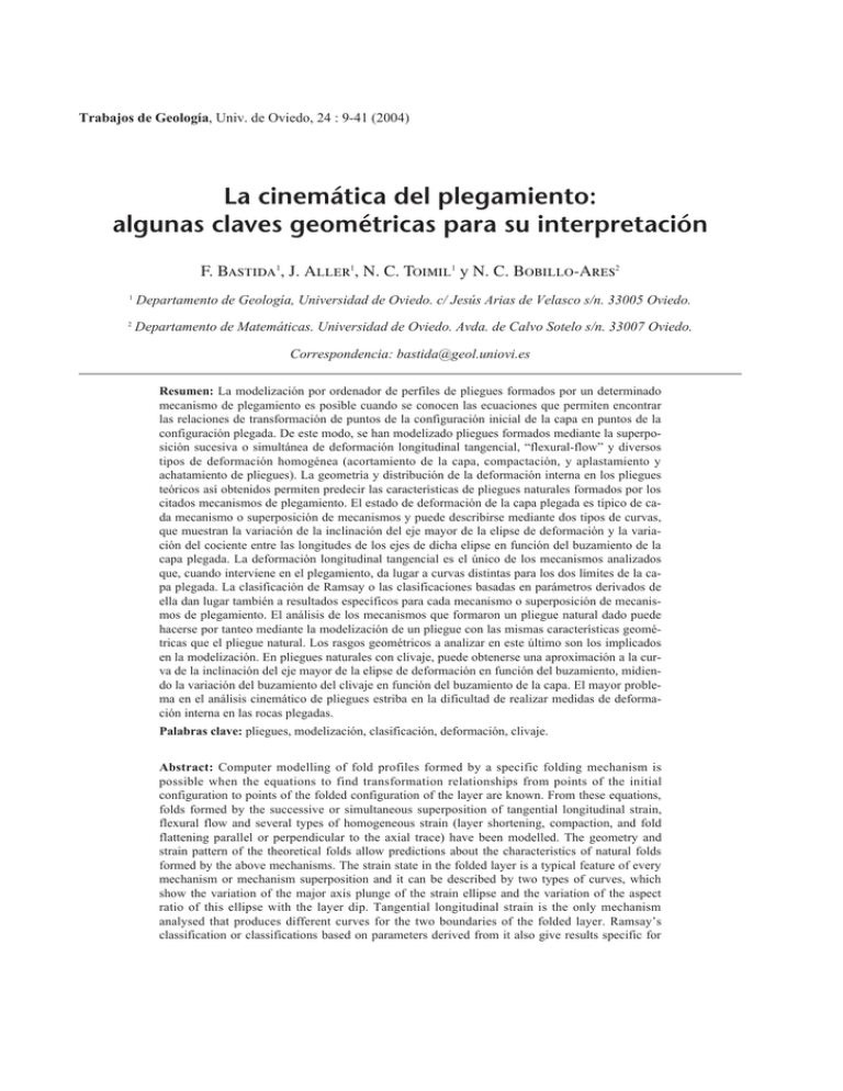 1. La Cinem.tica Plegamiento - Departamento De Geologia