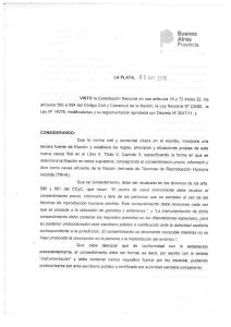 Page 1 Buenos Aires Provincia LA PLATA, 5 MAY 706 VISTO la