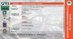 operador máquina forestal