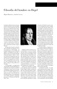 Filosofía del hombre en Hegel - Revista de la Universidad de México