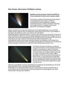 Cometa Hyakutake y Hale-Bopp, 2 grandes cometas