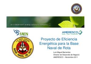Proyecto de Eficiencia Energética para la Base Naval de Rota