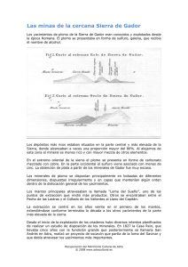 Las minas de la cercana Sierra de Gador