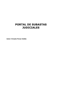 portal de subastas judiciales - Portal administración electrónica