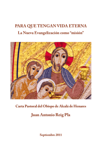 "Para que tengan vida eterna". - Obispado de Alcalá de Henares