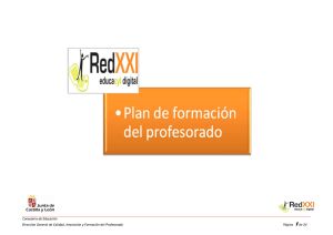 Plan de Formación TIC Red XXI - Centro Superior de Formación del