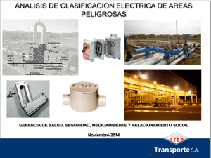analisis de clasificacion electrica de areas peligrosas