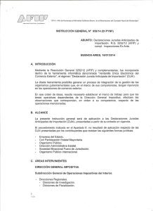 INSTRUCCIÓN GENERAL N° 959/14 (DI PYNF)