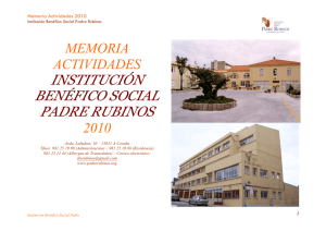 INSTITUCI&Oacute;N BEN&Eacute;FICO SOCIAL PADRE RUBINOS