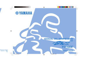 Manual del usuario Yamaha BWS 100 MODELO