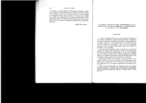 la función sintactica como determinante de la estructura de dos