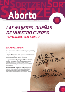AbortoFebrero de 2014 Nº especial: Aborto LAS MUJERES