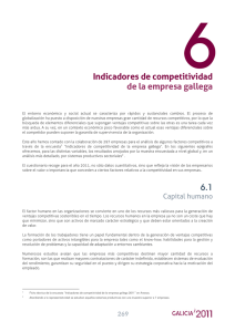 Indicadores de competitividad de la empresa gallega