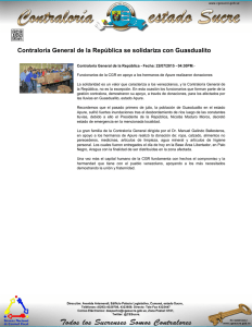 Contraloría General de la República se solidariza con Guasdualito