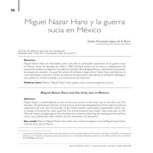 Miguel Nazar Haro y la guerra sucia en México