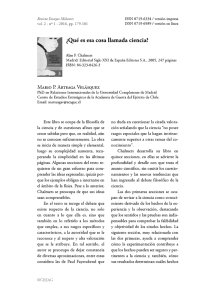 ¿Qué es esa cosa llamada Ciencia?