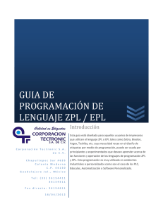 Guía / Tutorial de Programación para Crear Etiquetas ZPL EPL